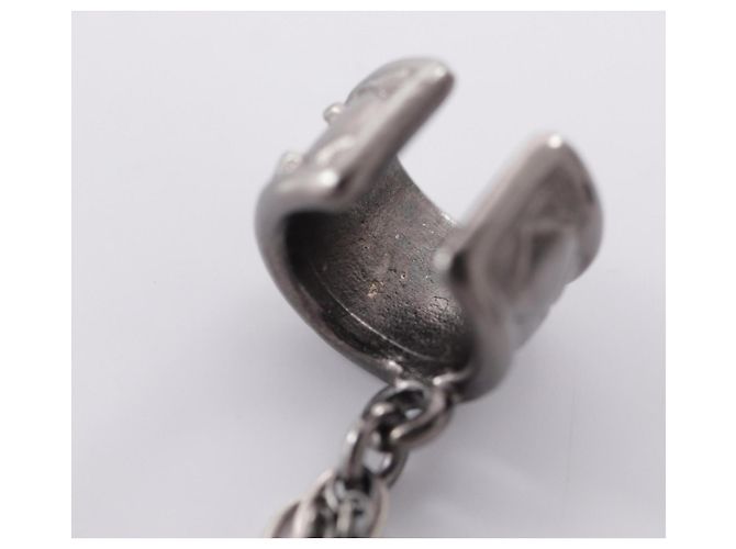 Boucles d'oreilles à chaîne Chanel Coco Mark - vue 5