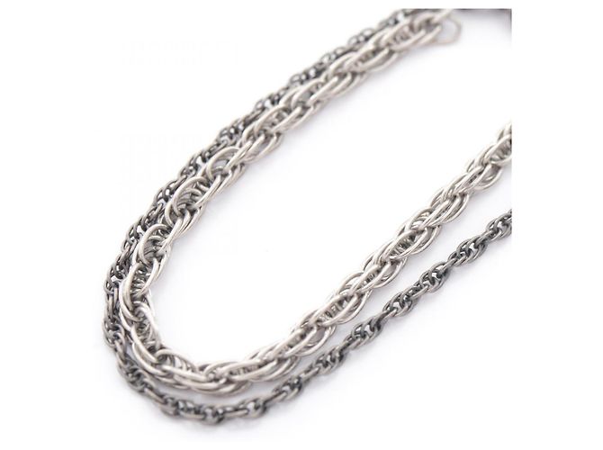 Boucles d'oreilles à chaîne Chanel Coco Mark - vue 6