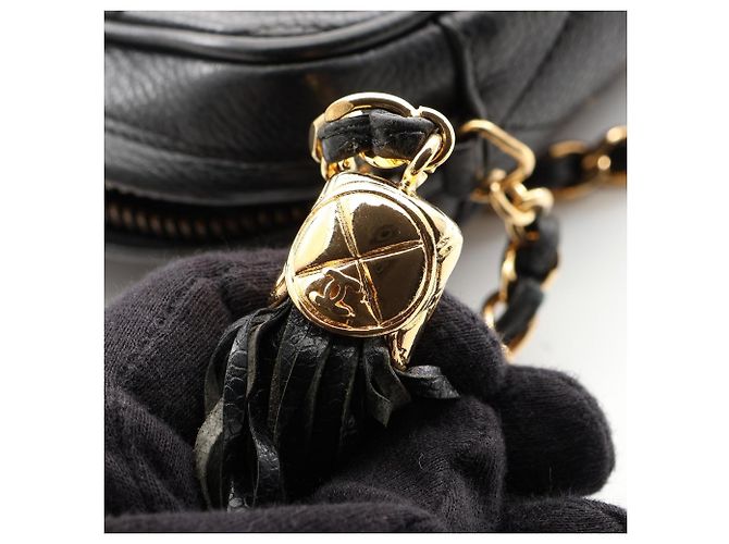 Timeless Bolsa de Ombro Chanel Diamond Stitch com Borla - vista 14