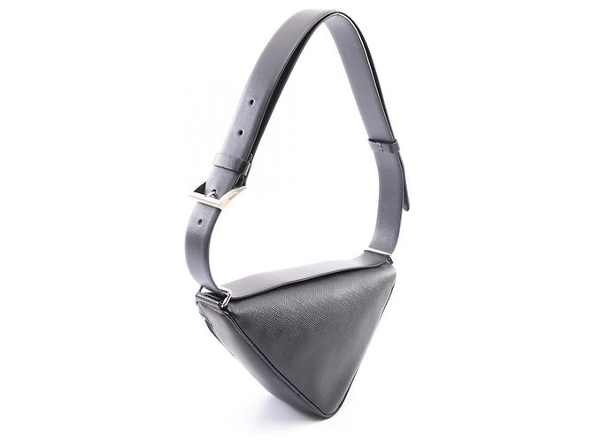 Bolsa de Ombro/mala de mão Prada em couro Saffiano - vista 2