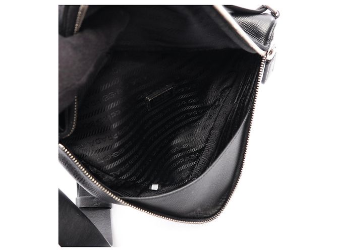 Bolsa de Ombro/mala de mão Prada em couro Saffiano - vista 3