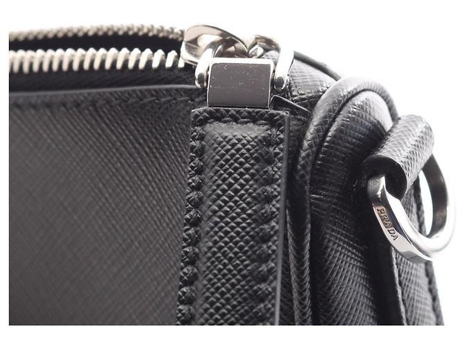 Borsa a tracolla da viaggio Prada Saffiano - vista 7