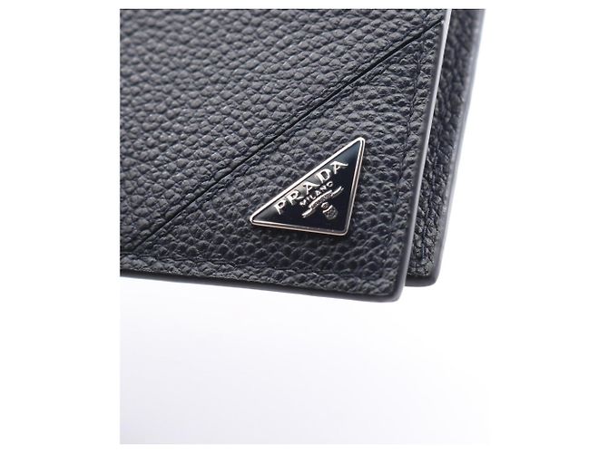 Prada VIT.MICRO GRAIN Bi-fold Wallet - view 6