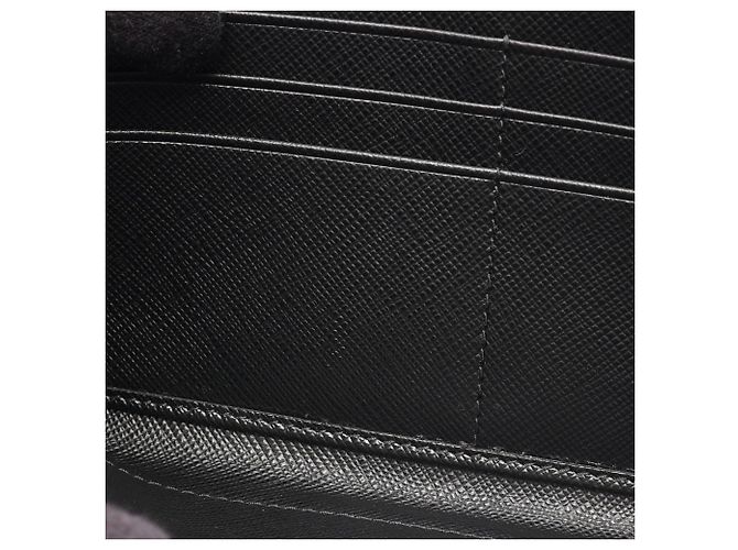 Prada Saffiano Long Wallet in Black - view 7