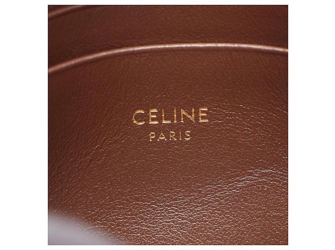 Céline Tarjetero de piel C-Charm Celine en Brown - vista 4