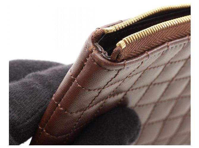 Céline Tarjetero de piel C-Charm Celine en Brown - vista 5