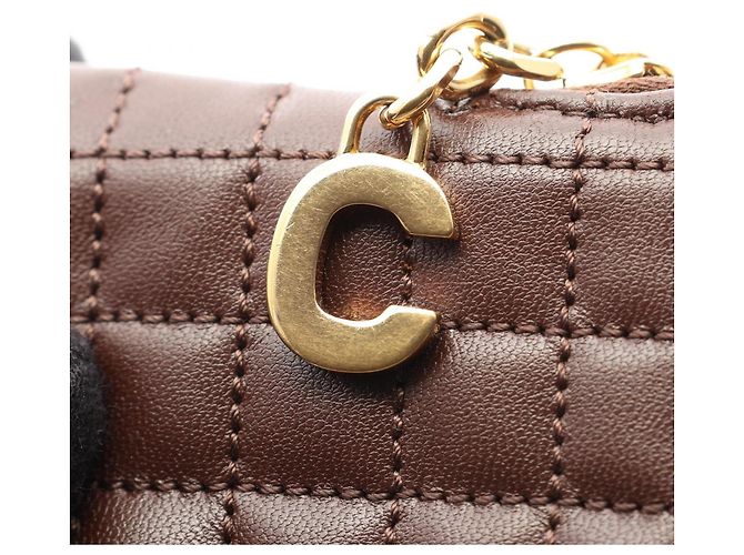 Céline Tarjetero de piel C-Charm Celine en Brown - vista 8