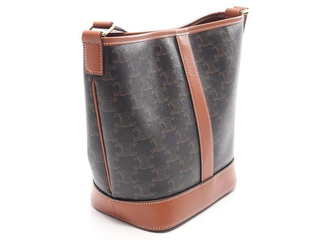 Céline Bolsa de Ombro Celine Small Bucket Triomphe - vista 2