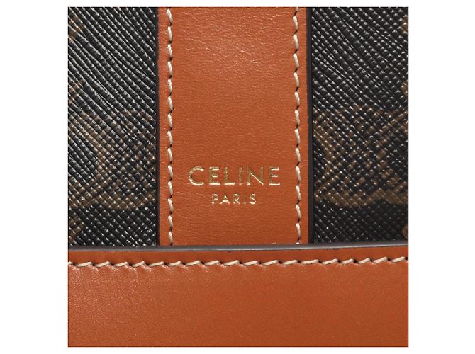 Céline Bolsa de Ombro Celine Small Bucket Triomphe - vista 4