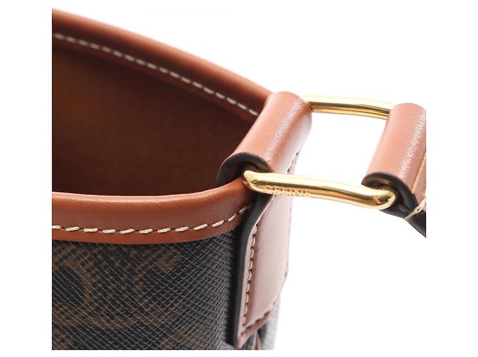 Céline Bolsa de Ombro Celine Small Bucket Triomphe - vista 8