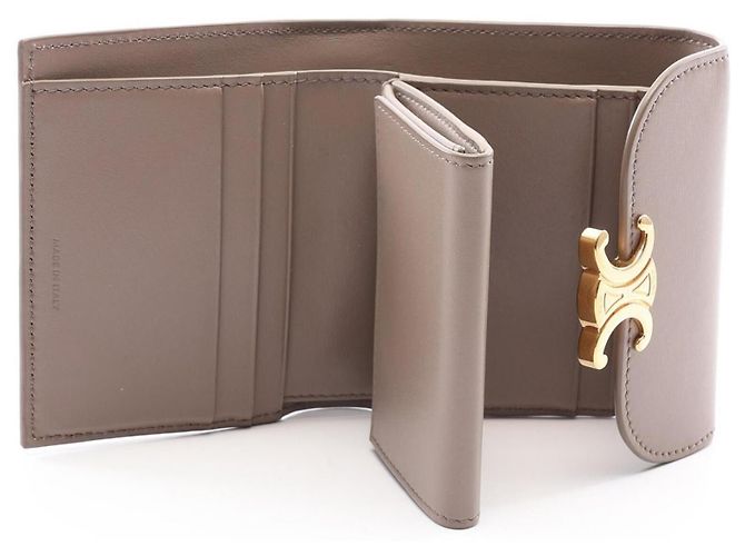 Céline Carteira de Aba Small Triomphe Celine - vista 3