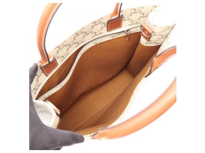 Céline Saco Tote Celine Medium Vertical Cabas Triomphe - vista 3