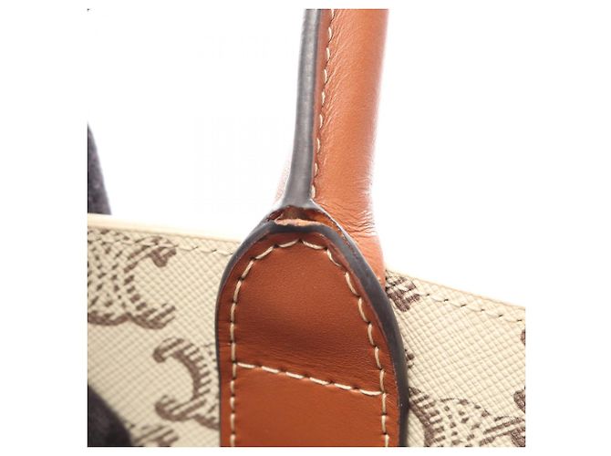 Céline Saco Tote Celine Medium Vertical Cabas Triomphe - vista 5