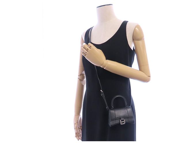Borsa Balenciaga Hourglass Mini Top Handle Bag - vista 17