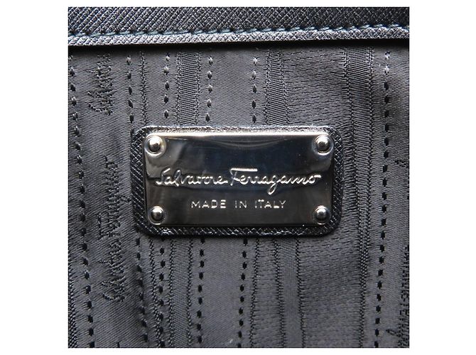 Borsa in pelle nera Salvatore Ferragamo - vista 7