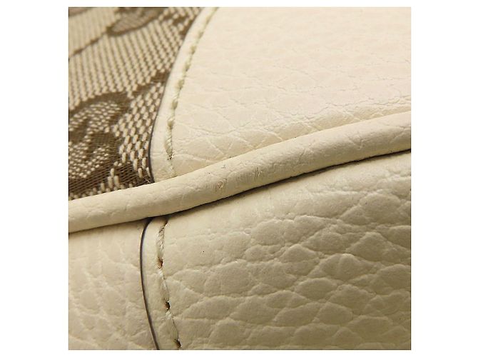 Borsa 2-Way Gucci in Beige e Off-White - vista 15