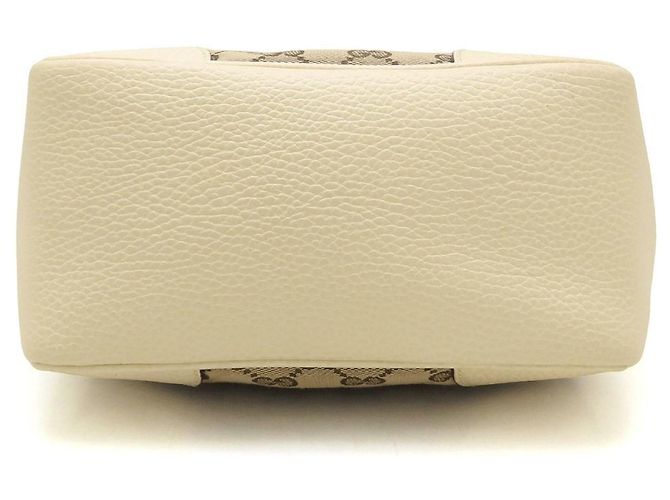 Borsa 2-Way Gucci in Beige e Off-White - vista 4