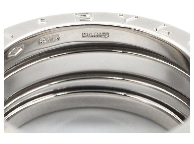 Bulgari Anel Aliança Bvlgari B.zero1 em Ouro Branco 18K - vista 4