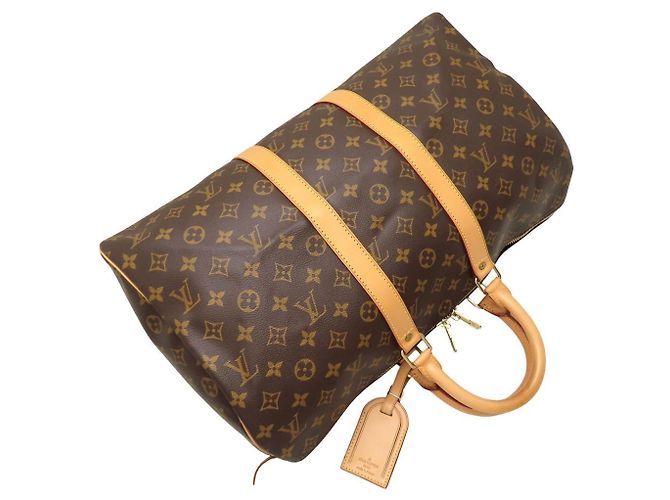Bolsa Boston Louis Vuitton Keepall 45 Monogram Brown - vista 5