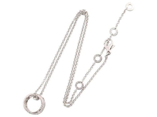 Bulgari Bvlgari Parentesi Openwork Halskette in Weißgold - Ansicht 2