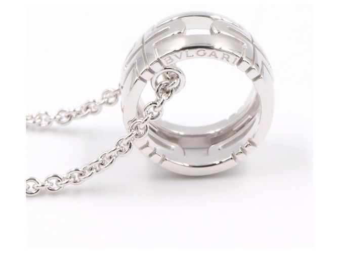Bulgari Bvlgari Parentesi Openwork Halskette in Weißgold - Ansicht 5