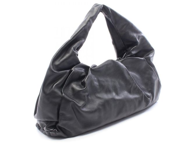Borsa Shoulder Pouch Bottega Veneta in pelle nera - vista 2
