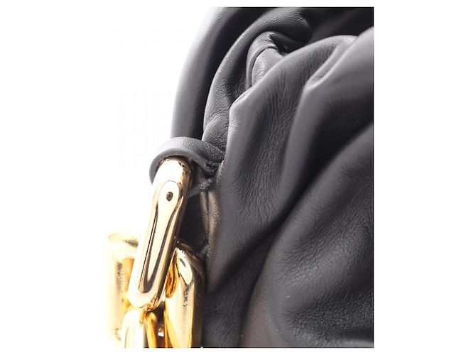 Bottega Veneta Borsa a mano pouch e borsa a tracolla in pelle nera - vista 9