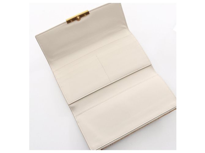 Portafoglio lungo Bottega Veneta Ivory - vista 3