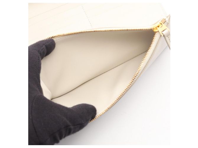 Portafoglio lungo Bottega Veneta Ivory - vista 4