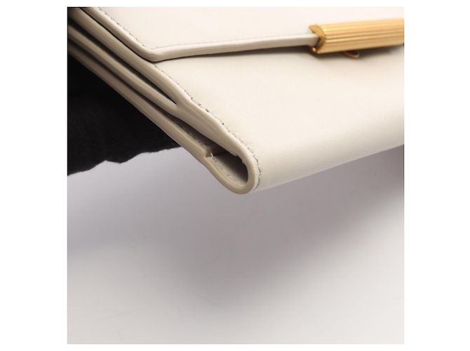 Portafoglio lungo Bottega Veneta Ivory - vista 7