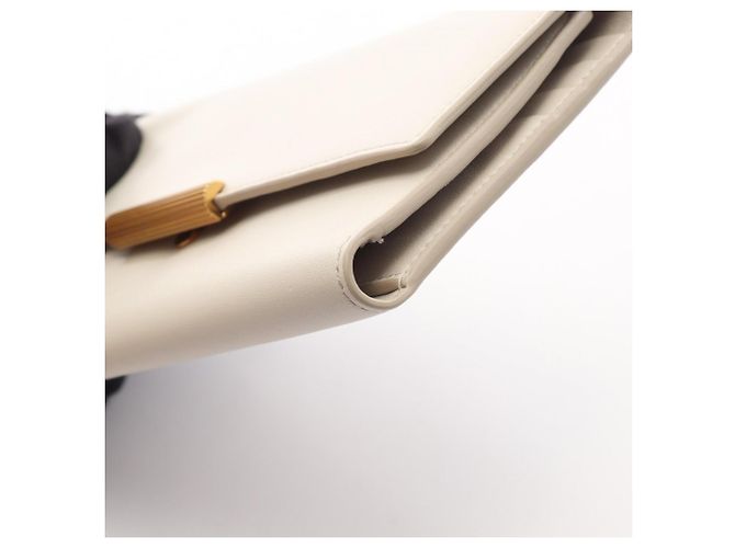 Portafoglio lungo Bottega Veneta Ivory - vista 8