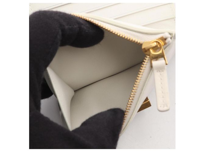 Bottega Veneta Twist Lock Tri-fold Geldbörse - Ansicht 4