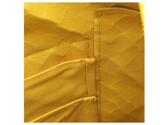 Sac à dos/Sac à main Bottega Veneta en caoutchouc jaune - vue 5
