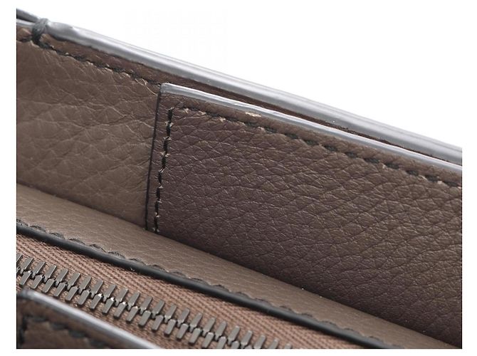 Bottega Veneta Sac à main/Porte-documents en cuir gris - vue 11