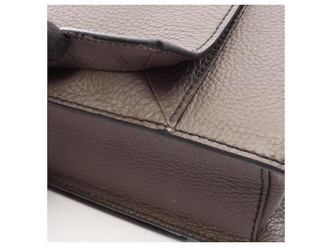 Bottega Veneta Sac à main/Porte-documents en cuir gris - vue 5