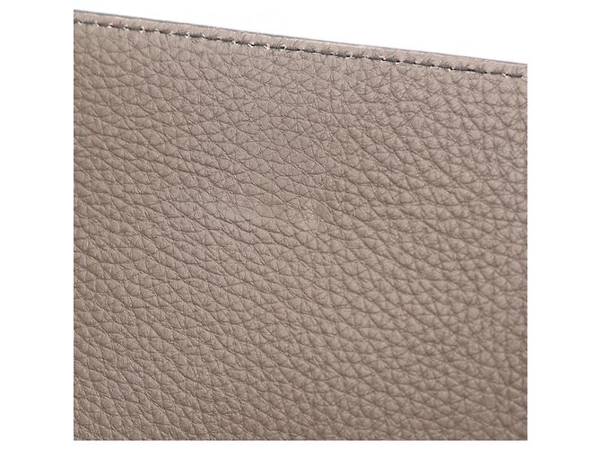 Bottega Veneta Sac à main/Porte-documents en cuir gris - vue 9