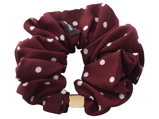 Coletero de seda Miu Miu en Bordeaux - vista 2