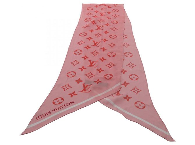 Bufanda Louis Vuitton LV Ideal en rosa - vista 2