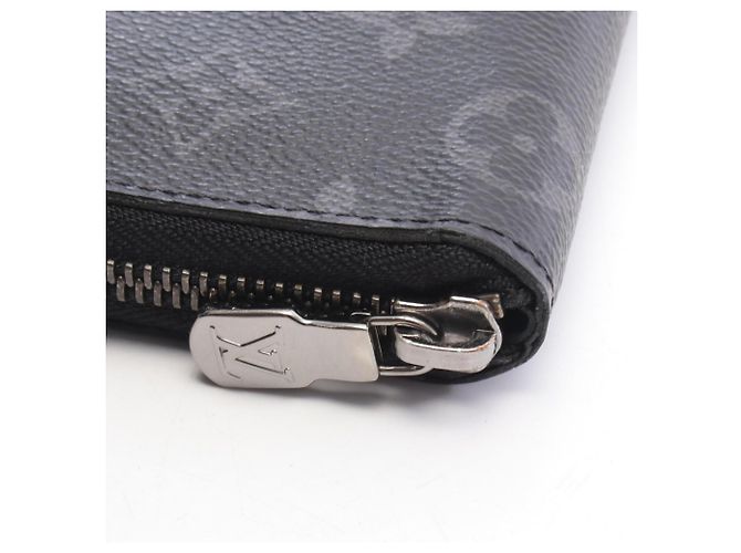 Billetera Zippy Louis Vuitton en Monogram Eclipse - vista 7