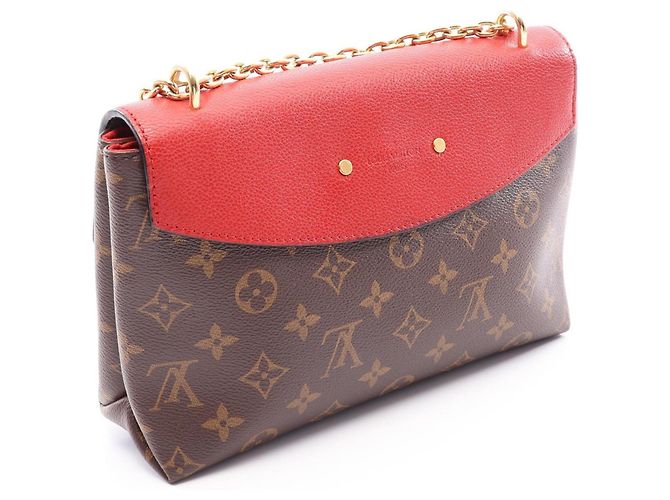 Borsa a tracolla Louis Vuitton Saint Placido Monogram Cerise - vista 2