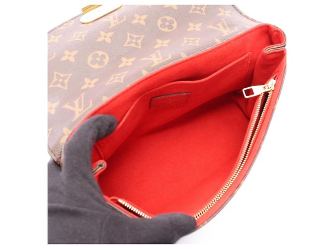 Borsa a tracolla Louis Vuitton Saint Placido Monogram Cerise - vista 3