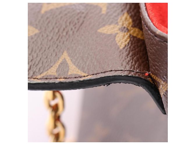 Borsa a tracolla Louis Vuitton Saint Placido Monogram Cerise - vista 6