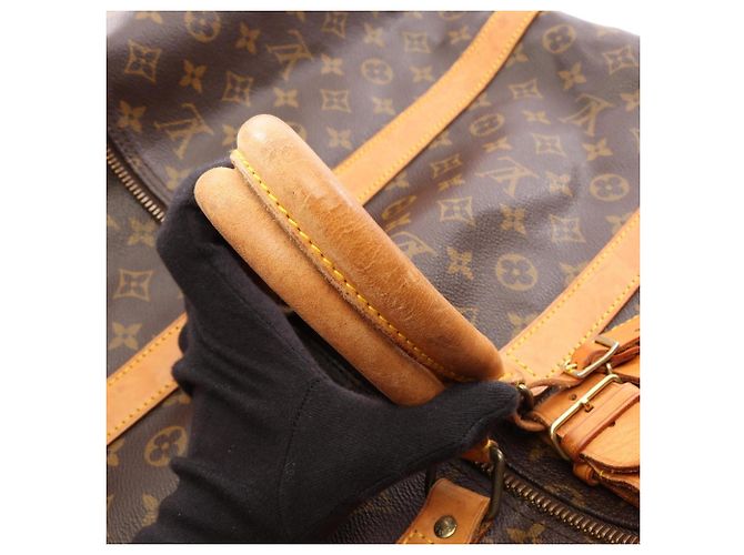 Borsa Louis Vuitton Keepall Bandoulière 60 Monogram - vista 10