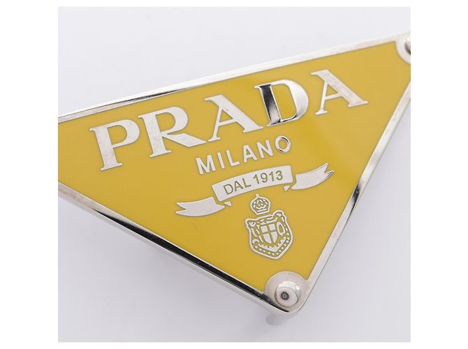 Prada Gürtel mit Triangle-Logo-Schnalle - Ansicht 3
