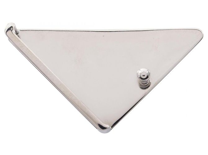 Accessoire boucle de ceinture Prada Triangle Logo - vue 2