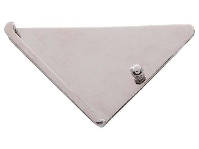 Prada Triangle Logo Gürtelschnallen-Accessoire - Ansicht 2