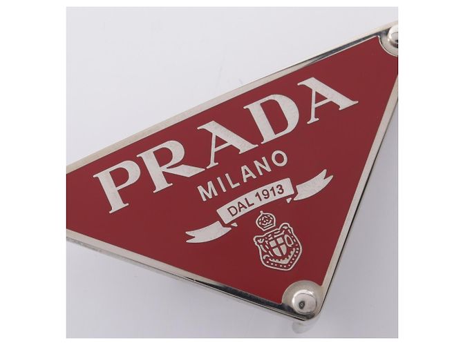 Accesorio de hebilla de cinturón Prada Triangle Logo - vista 3