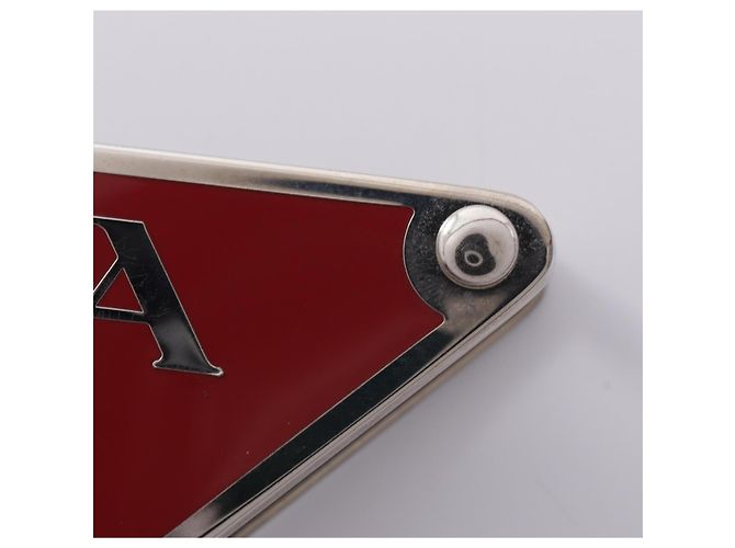 Accesorio de hebilla de cinturón Prada Triangle Logo - vista 4