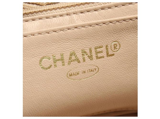 Borsa Chanel 2.55 Beige Pelle e Tessuto - vista 4