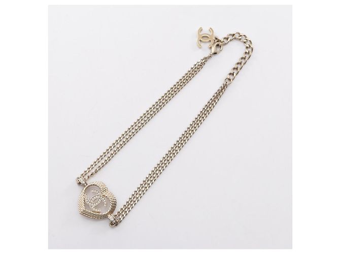 Colar Choker Chanel B24P Coco Mark Heart - vista 3
